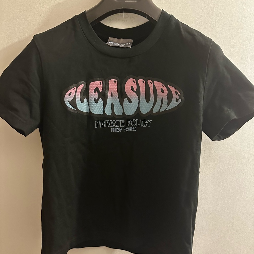 Private Policy Black Graphic Tee